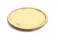 Bonsai alátét 12cm ovális beige